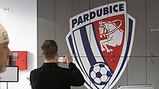 FK Pardubice ve stedu pedstavil nov zrekonstruovaný Stadion Arnota Koála,...