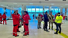 etí hasii dorazili v Turecku na místo urení. (7. února 2023)