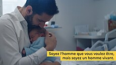 Nová francouzská kampaň mířící proti toxické maskulinitě. „Buď mužem, kterým...