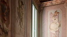 Fresky v paláci pocházejí z roku 1750.