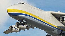 Letadlo Antonov An-225 Mrija ve he Microsoft Flight Simulator