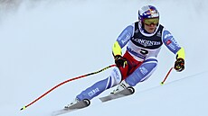 Alexis Pinturault bhem superobího slalomu pro kombinaci na MS v Courchevelu