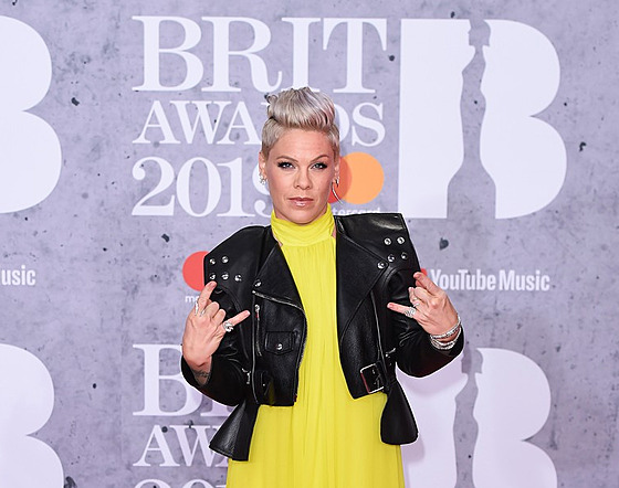 Zpvaka Pink na cenách Brit Awards 2019