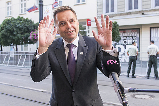 Guvernér Slovenské národní banky Peter Kaimír. ( 9. záí 2016)