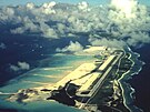 Americká vojenská základna na ostrov Diego Garcia v Indickém oceánu