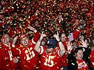 Fanouci Kansas City Chiefs kepí po finále NFL.