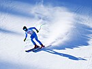 Ital Florian Schieder bhem sjezdu na mistrovství svta v alpském lyování 2023.