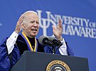 Prezident Biden pi proslovu k roníku Univerzity Delaware v roce 2022. (28....