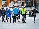 Na startu Lipno Ice Marathonu bylo 75 vytrvalc.