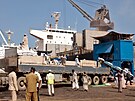 Súdánské rudomoské pístavní msto Port Sudan (20. listopadu 2022)