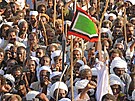 Komunita Beja ve východním Súdánu zhruba 120 kilometr od Port Sudanu (26....