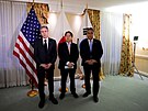 Ministr zahranií Spojených stát Antony Blinken japonský ministr zahranií...