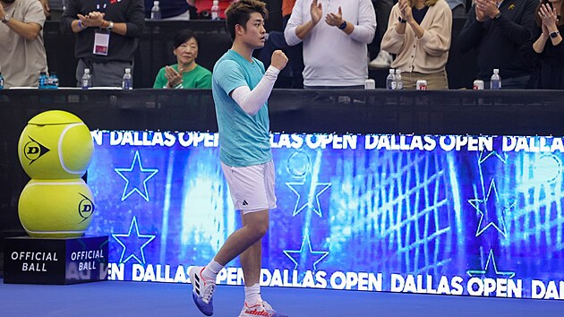 nsk tenista Wu I-ping ve finle turnaje v Dallasu.