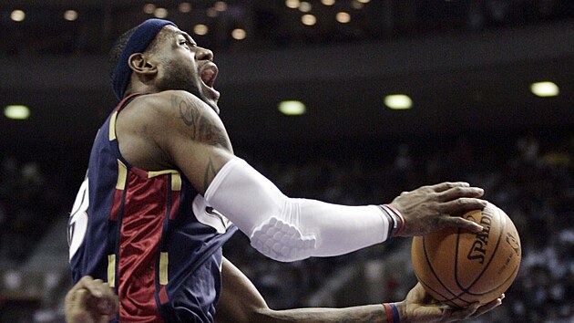 LeBron James v roce 2009 v dresu Cleveland Cavaliers