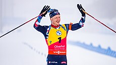 Johannes Bö po stíhacím závod na MS v Oberhofu.
