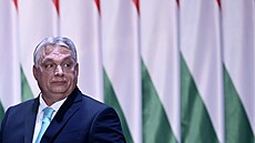 Maarský premiér Viktor Orbán pi kadoroním projevu o stavu zem (18. února...