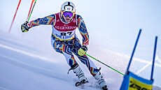 Princ Hubertus von Hohenlohe reprezentující rodné Mexiko se v obřím slalomu na...