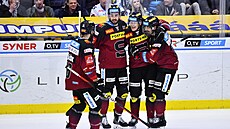 Sparta se raduje z vyrovnávací trefy Miroslava Formana.