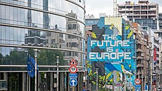 Evropská tvr v Bruselu (1. ervence 2020)