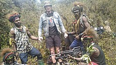 Novozélandský pilot Philip Mehrtens zajatý separatisty z indonéské Papuy (15....