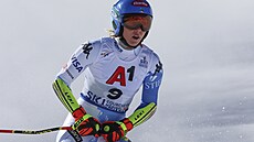 Americká ly�a�ka Mikaela Shiffrinová na mistrovství sv�ta.