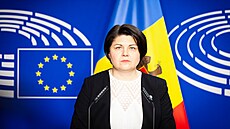Moldavská premiérka Natalia Gavrilitsaová (6. února 2023)