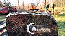 Muslimský hrob v německém Erfurtu (19. ledna 2023)