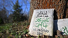 Muslimský hrob v nmeckém Erfurtu (19. ledna 2023)