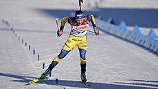 védka Linn Perssonová finiuje ve vytrvalostním závod na mistrovství svta v...