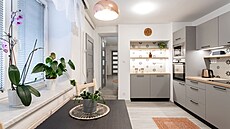 Nová kuchy� ud�lala paní Jan� obrovskou radost.