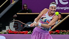 Petra Kvitová na turnaji v Dauhá