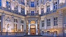 Grandhotel Pupp po rekonstrukci v roce 2020 (10. února 2022)