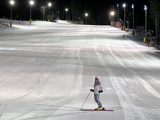 Osvtlená sjezdovka .3  FIS Weltcup Panorama Piste