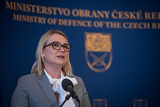 Ministryn obrany Jana ernochová (23. února 2023)