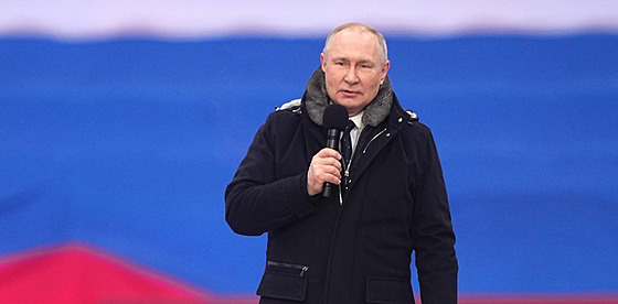 Ruský prezident Vladimir Putin (22. února 2023)