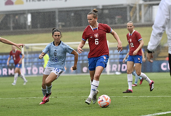 Michaela Khýrová v zápase se panlskem.