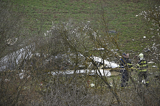 Letadlo se zítilo smrem na jih od msta Trenín. (22. února 2023)