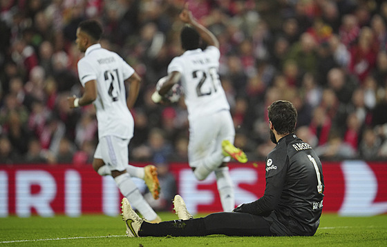 Liverpoolský branká Alisson inkasoval proti Realu Madrid.