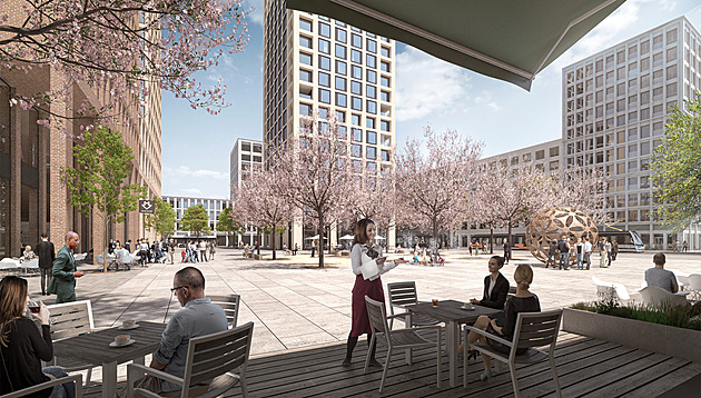 Nová čtvrť u stanice metra D nabídne dva tisíce bytů i pracovní místa