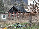 Kriminalist vyetuj por domku v zahrdksk kolonii v st nad Labem, pi...