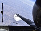 Pilot amerického letounu U-2 fotí podezelý ínský balon, který byl pozdji...