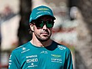Fernando Alonso se na pedsezonních testech formule 1 v Bahrajnu poprvé...