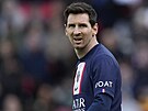 Fotbalista Lionel Messi bhem utkání francouzské ligy mezi Paris St. Germain a...