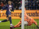 Kylian Mbappé z Paris St. Germain stílí gól na hiti Marseille, konkurenta v...