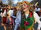 Tradi�ní post�ekovský masopust na Doma�licku uzav�el pátý den masopustní pr�vod...