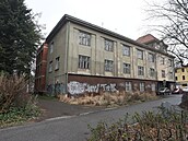 Chátrající budova bývalého soudu v centru Zlína (2023)