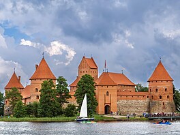 Hrad Trakai, nacházející se ve stejnojmenném m�st� poblí� litevské metropole...