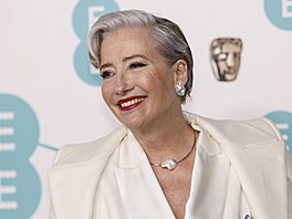 Emma Thompsonová  na cenách BAFTA (Londýn, 19. února 2023)
