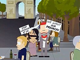 Vévodkyn Meghan a princ Harry v seriálu Msteko South Park (2023)