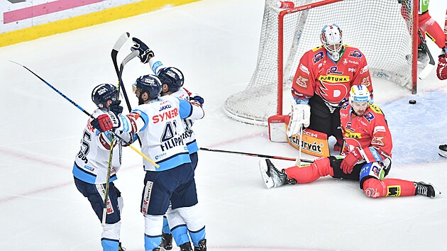 Hokejisté Liberce pemohli v dleitém utkání Pardubice.